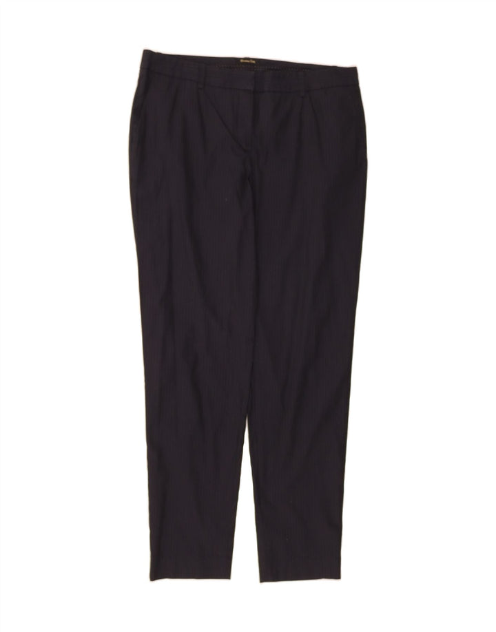MASSIMO DUTTI Womens Chino Trousers EU 42 Large W32 L29 Navy Blue Vintage Massimo Dutti and Second-Hand Massimo Dutti from Messina Hembry 