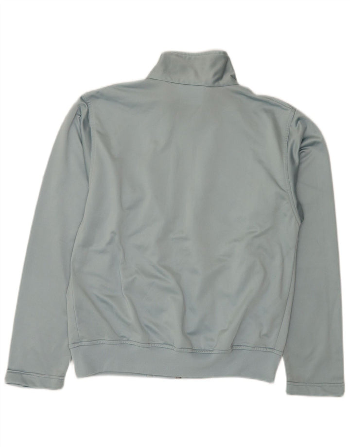 Kappa Mädchen-Trainingsanzug-Top-Jacke, 9–10 Jahre, groß, blaues Polyester