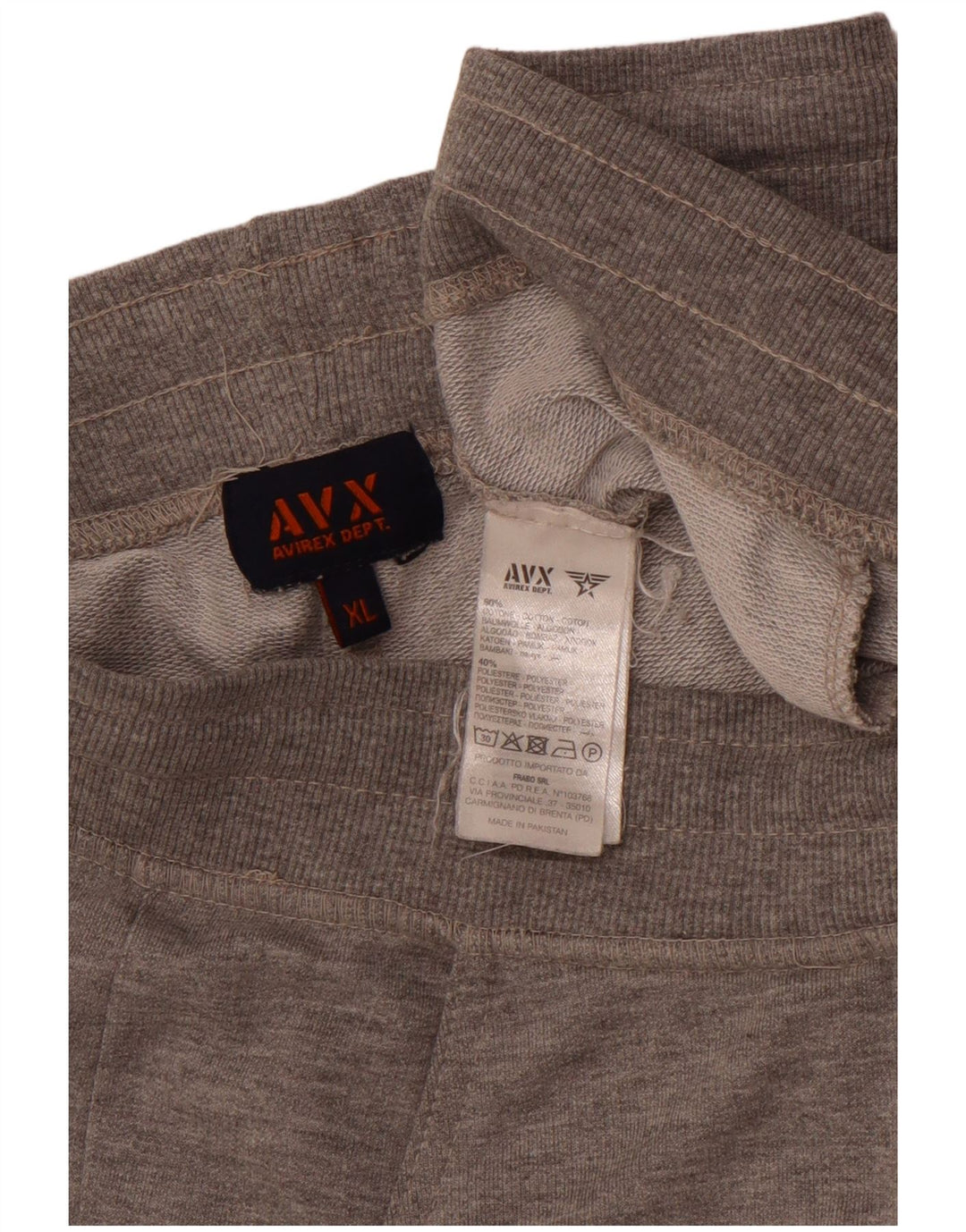 AVIREX Herren Sportshorts XL Grau Baumwolle