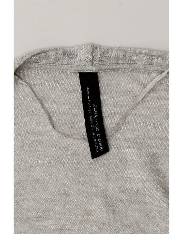 Offener Cardigan für Damen von Zara, Gr. 12, Mittelgrau