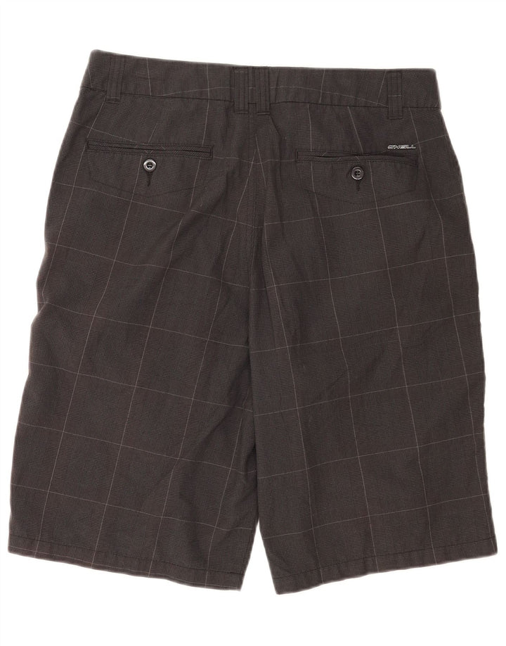 O'Neill Herren Chinoshorts W33 mittelgrau kariertes Polyester