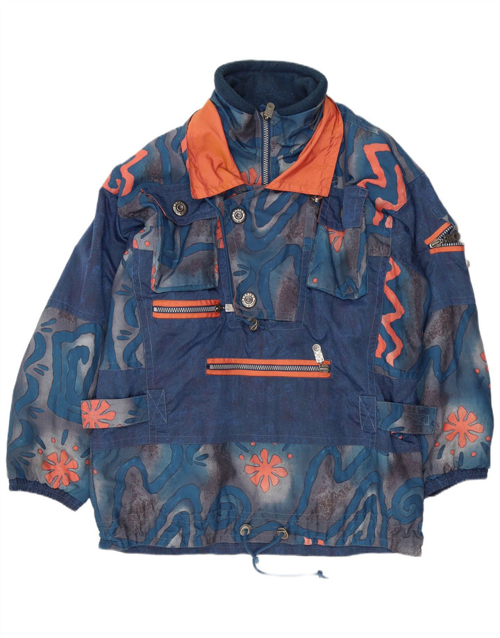 CANYON Herren-Pullover-Windjacke, Gr. 40, groß, blau, geometrisch