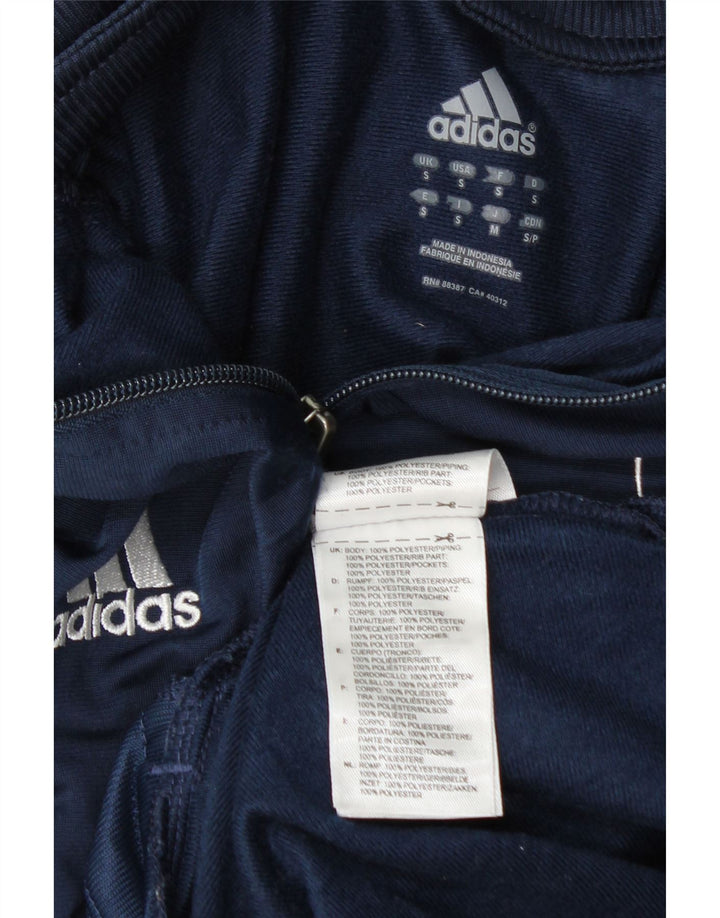 Adidas Herren Spartans Graphic Trainingsanzug, Jacke, Größe S, Marineblau, Polyester