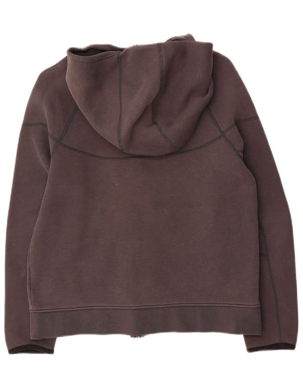 Nike Jungen-Kapuzenpullover mit Reißverschluss, 13–14 Jahre, XL, graue Baumwolle