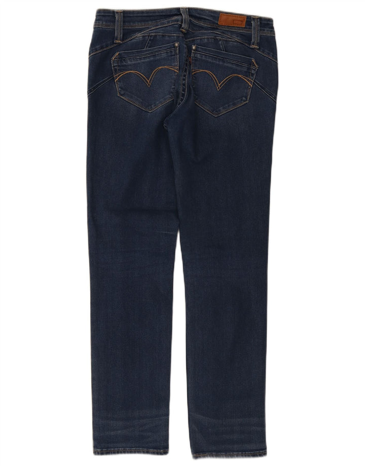 Levi's Damen-Jeans mit niedriger Taille, gerade, W29, L30, blaue Baumwolle