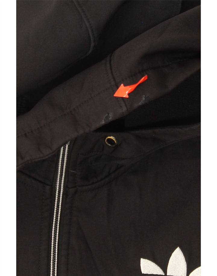 Adidas Herren Zip Hoodie Pullover XS Schwarz Polyester