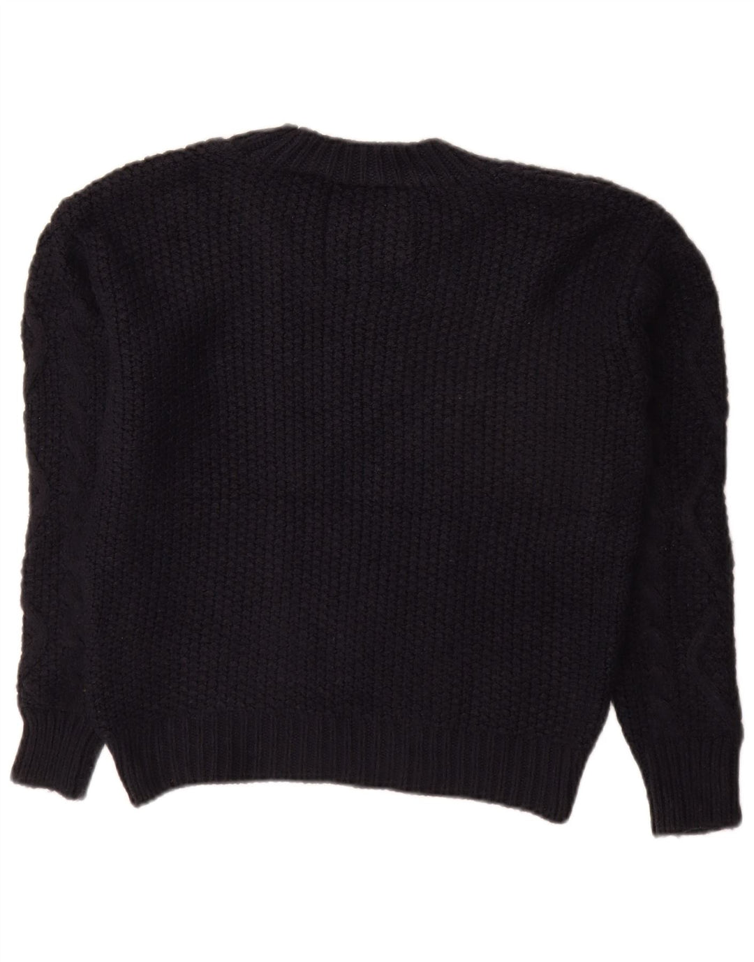 SUPERDRY Übergroßer Damen-Pullover mit U-Boot-Ausschnitt, Gr. 8, Marineblau