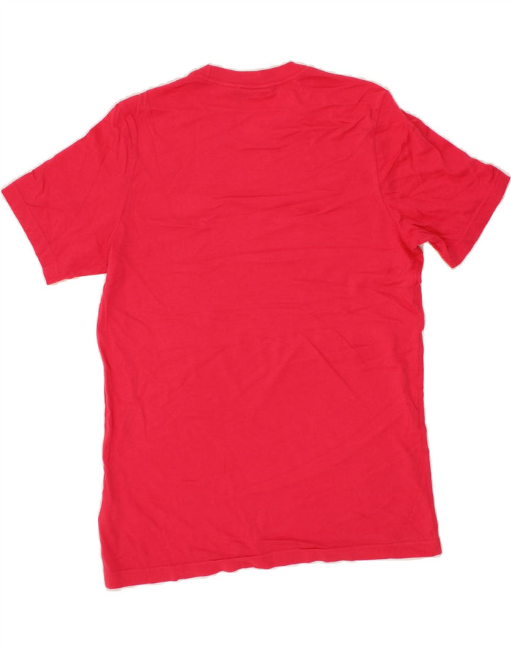 ADIDAS Mens T-Shirt Top Small Pink Cotton Vintage Adidas and Second-Hand Adidas from Messina Hembry 