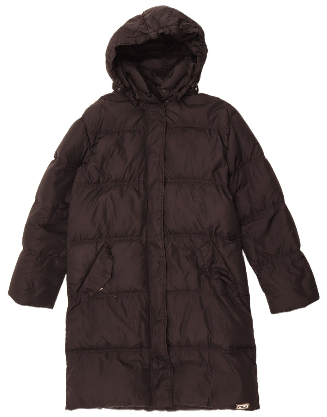 Fila Damen Kapuzenmantel IT 44 Medium Schwarz Polyamid