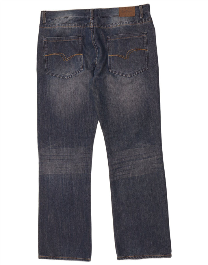 Lee Cooper Herren Straight Jeans W36 L32 Blaue Baumwolle