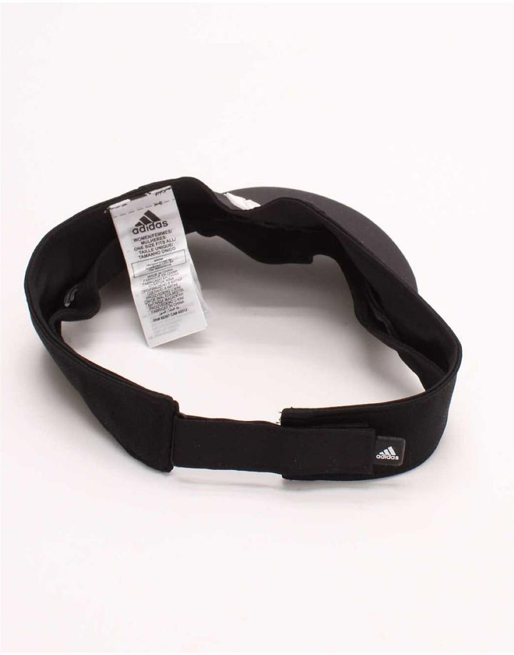 Adidas Damen Aeroready Graphic Visor Cap Einheitsgröße Schwarz Polyester