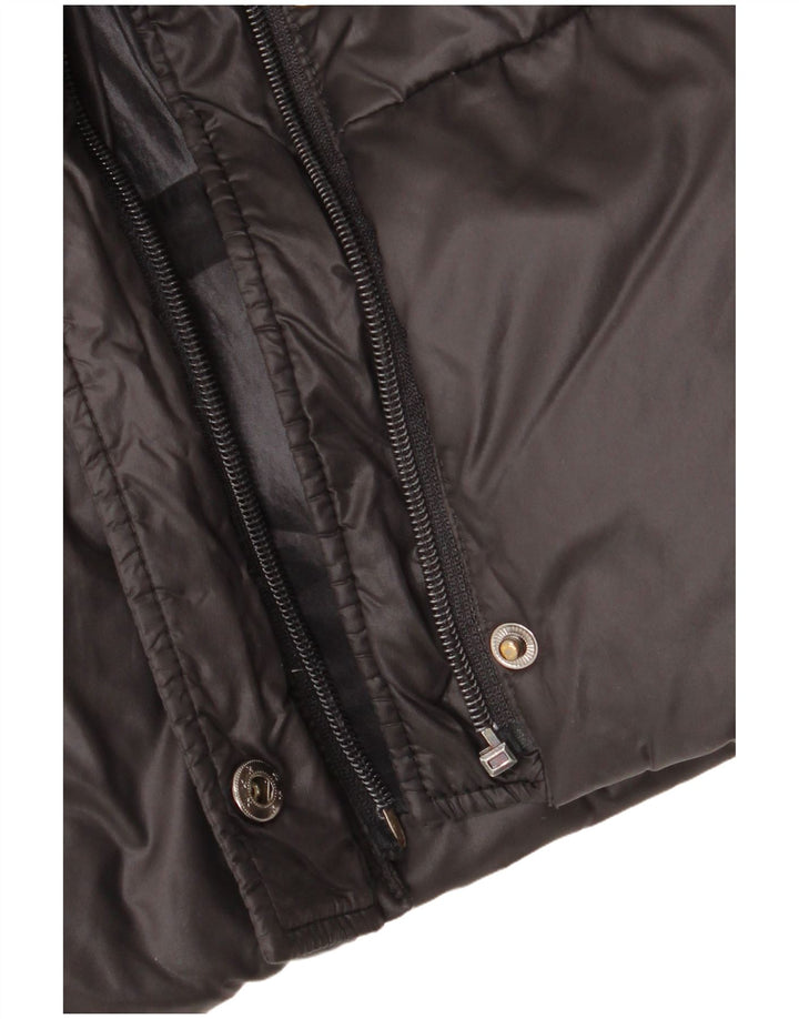 Guess Damen Wattierte Jacke UK 8 Small Schwarz Nylon