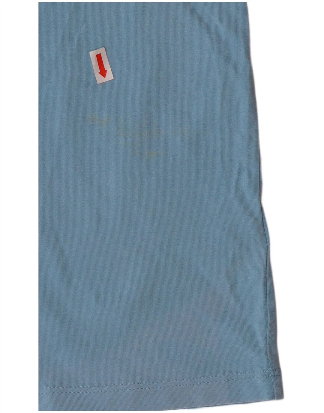 TOMMY HILFIGER Herren T-Shirt Top mittelblaue Baumwolle