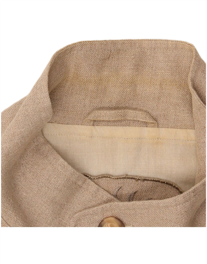 Rosner Herren Bomberjacke EU 52 XL Beige Leinen
