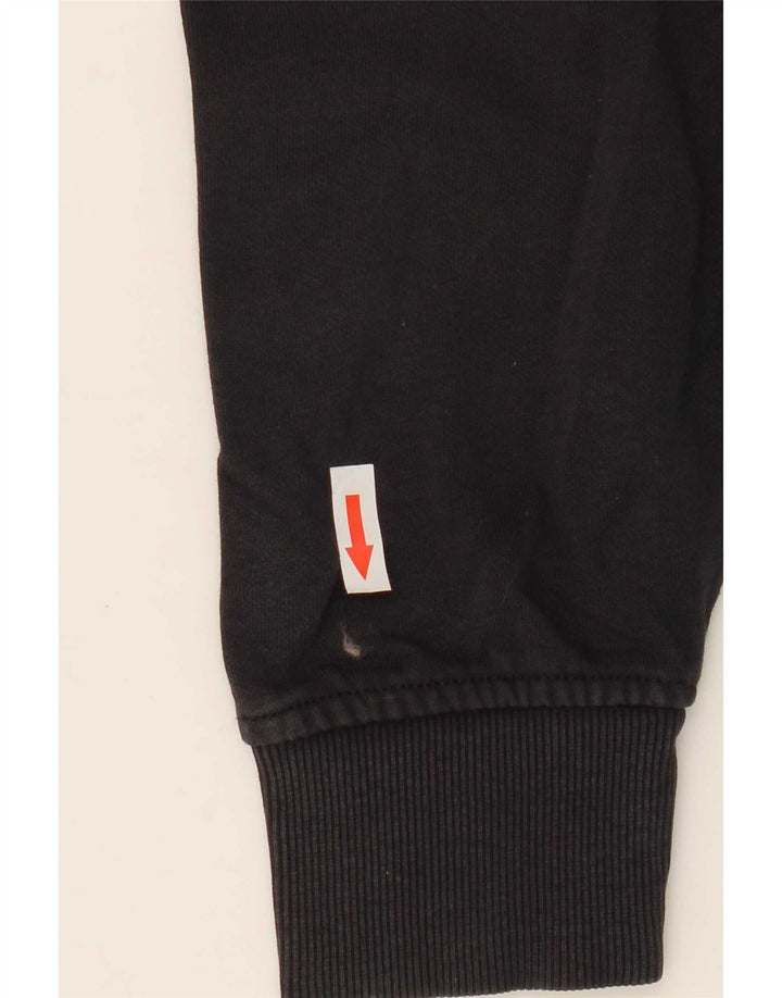 Penguin Herren-Trainingsanzugoberteil, Jacke, Größe S, Schwarz, Colourblock-Baumwolle
