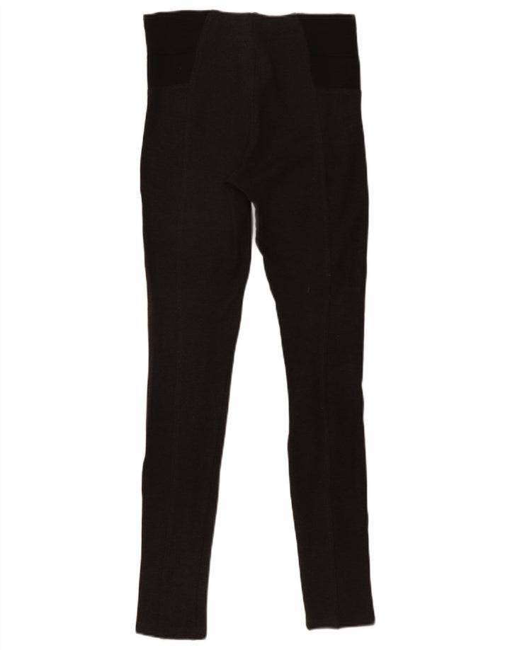 Zara Damen-Leggings UK 4 XS Grauer Farbblock