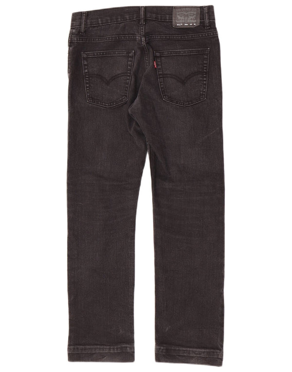 Levi's 511 Slim Jeans für Mädchen, 15–16 Jahre, W29 L29, schwarze Baumwolle
