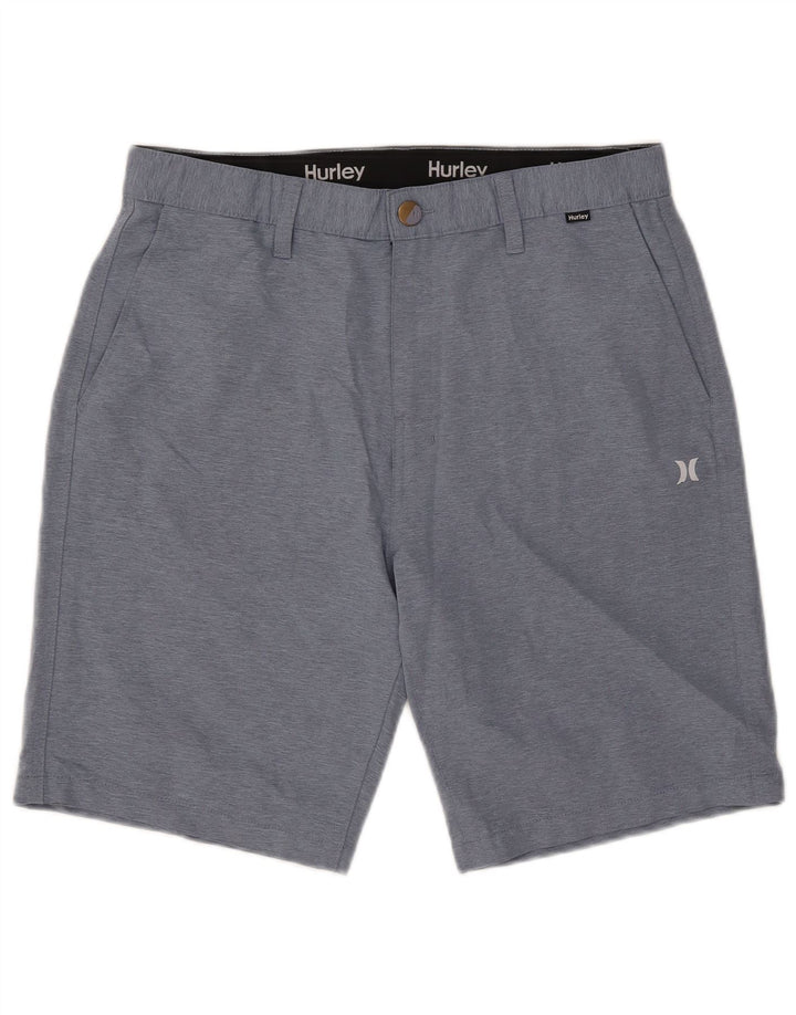 Hurley Herren Chinoshorts W32 Mittelblaues Polyester