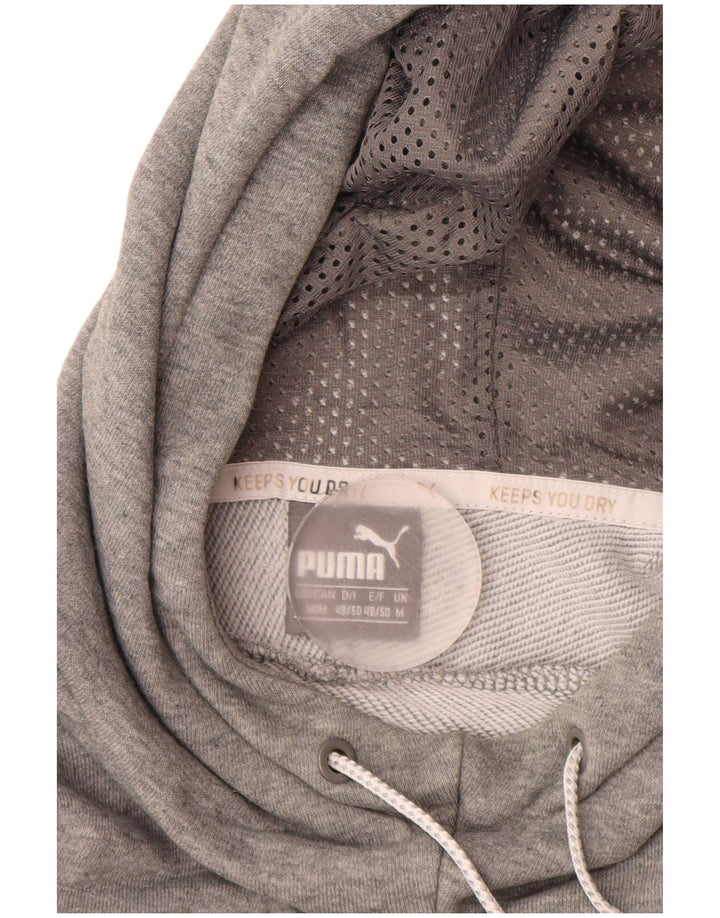 PUMA Herren Graphic Hoodie Pullover mittelgraue Baumwolle