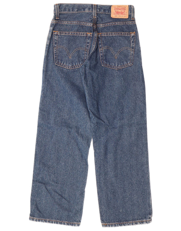 LEVI'S Jungen 569 Loose Fit Straight Jeans 11–12 Jahre W26 L26 Blaue Baumwolle