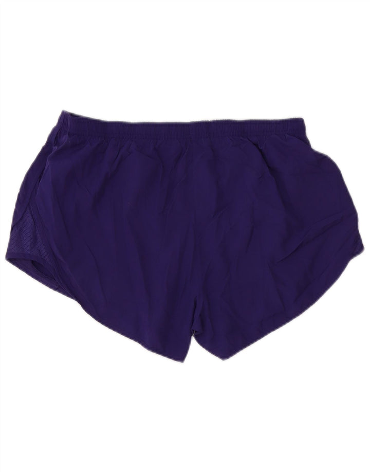 NIKE Damen Dri Fit Sport Shorts UK 14 Medium Lila Polyester