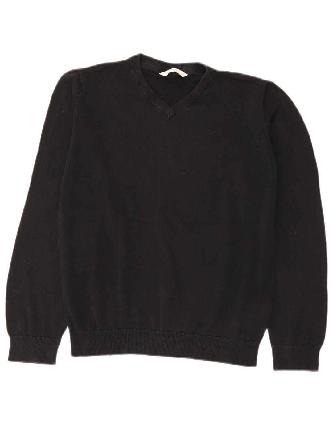 Marks & Spencer Jungen-Sweatshirt, Pullover, 12–13 Jahre, schwarze Baumwolle