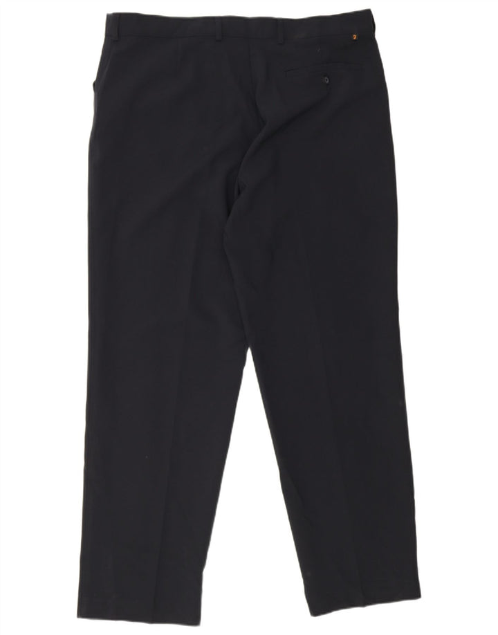 Farah Herren Tapered Freizeithose W40 L31 Marineblau Polyester