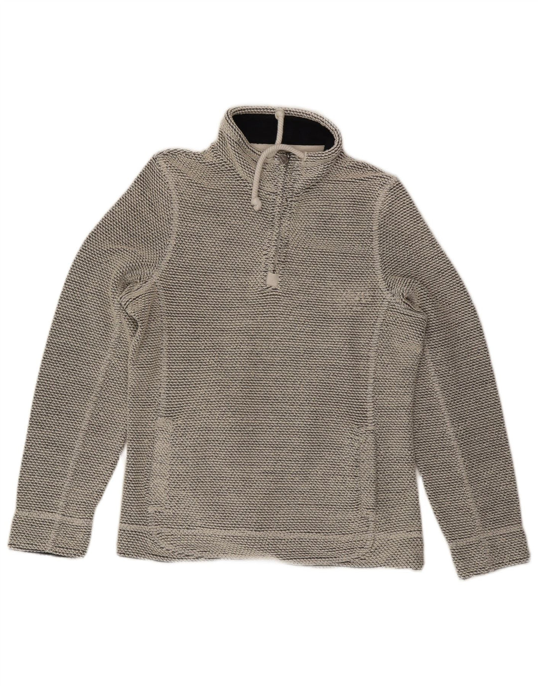 WEIRD FISH Damen-Sweatshirt mit Reißverschluss am Hals, UK 12, Mittelgrau, Acryl