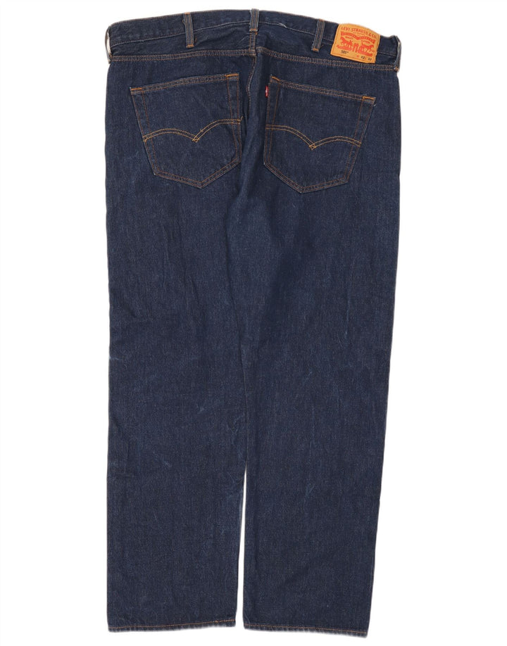 Levi's Herren 501 Straight Jeans W42 L32 Blaue Baumwolle