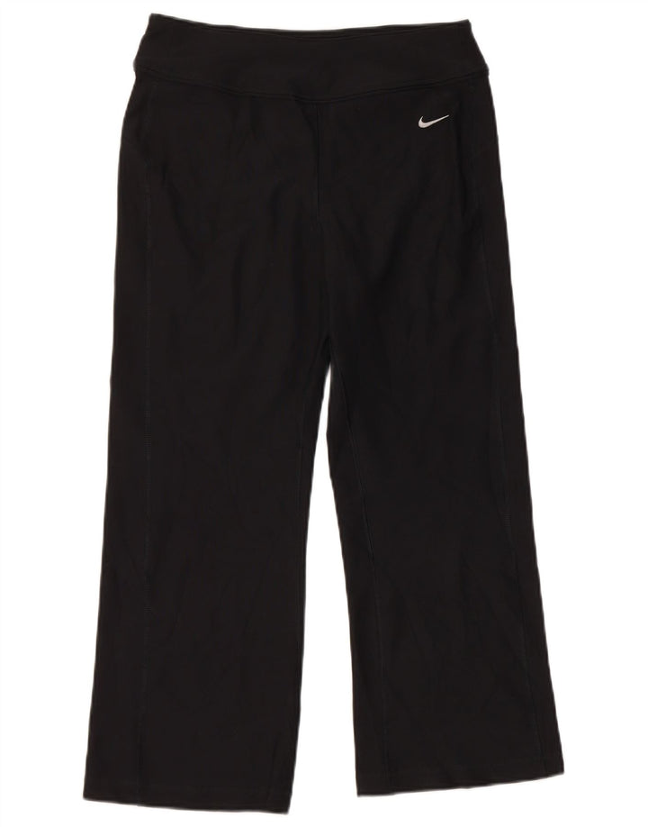 Nike Damen Capri-Trainingshose, US 4/6, Größe S, Schwarz, Polyester