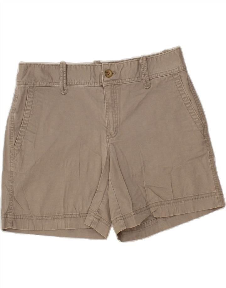 EDDIE BAUER Womens Chino Shorts US 8 Medium W28 Grey Cotton Vintage Eddie Bauer and Second-Hand Eddie Bauer from Messina Hembry 
