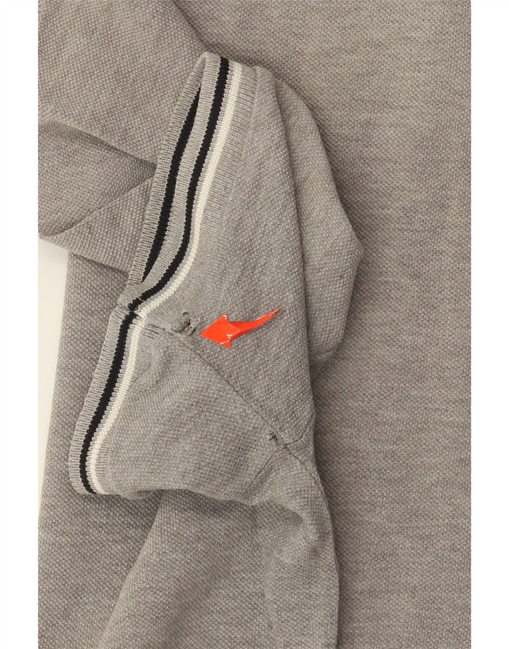 Marina Yachting Herren-Poloshirt XL, grau gefleckte Baumwolle