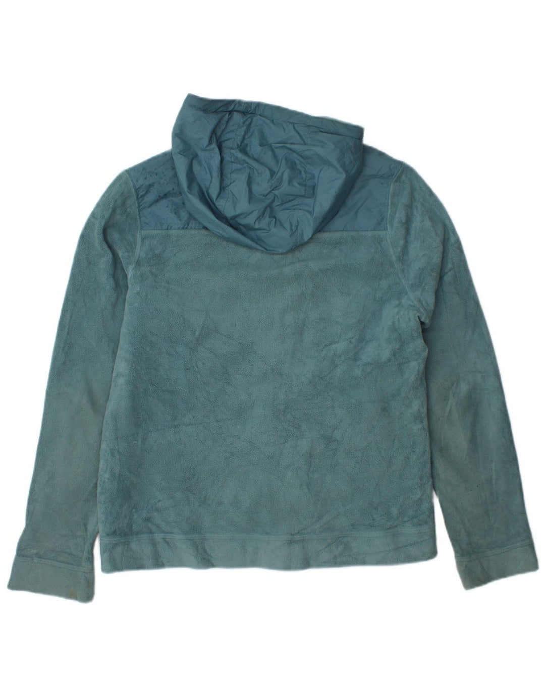 Nike Damen Kapuzen-Fleecejacke UK 18 XL Blau Polyester