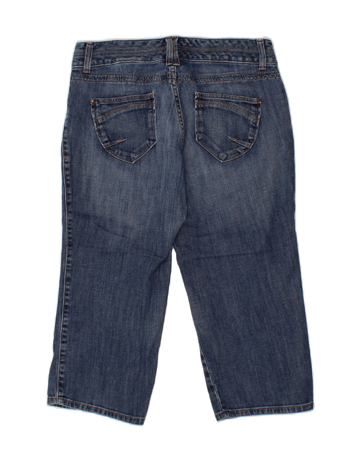 EDDIE BAUER Womens Curvy Capri Jeans US 8 Medium W31 L20 Blue Cotton Vintage Eddie Bauer and Second-Hand Eddie Bauer from Messina Hembry 
