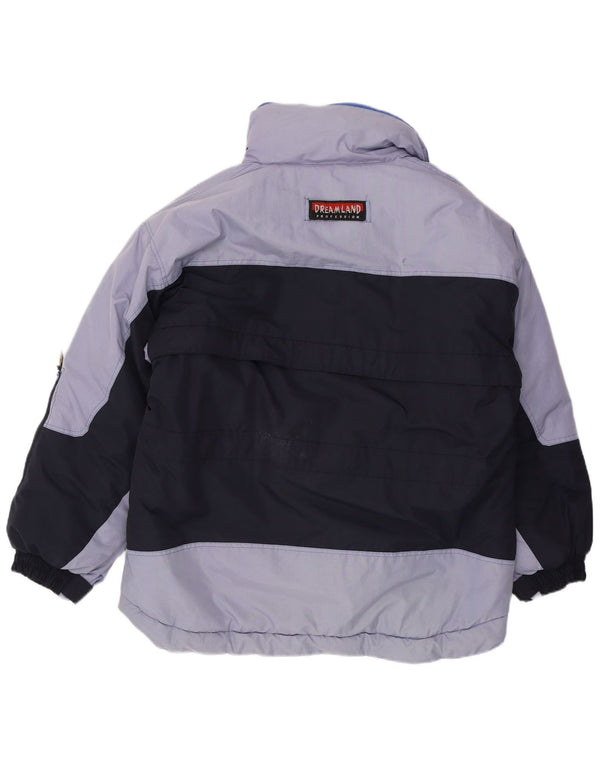 Dreamland Herren-Skijacke mit Kapuze, UK 40, Größe L, Marineblau, Farbblock