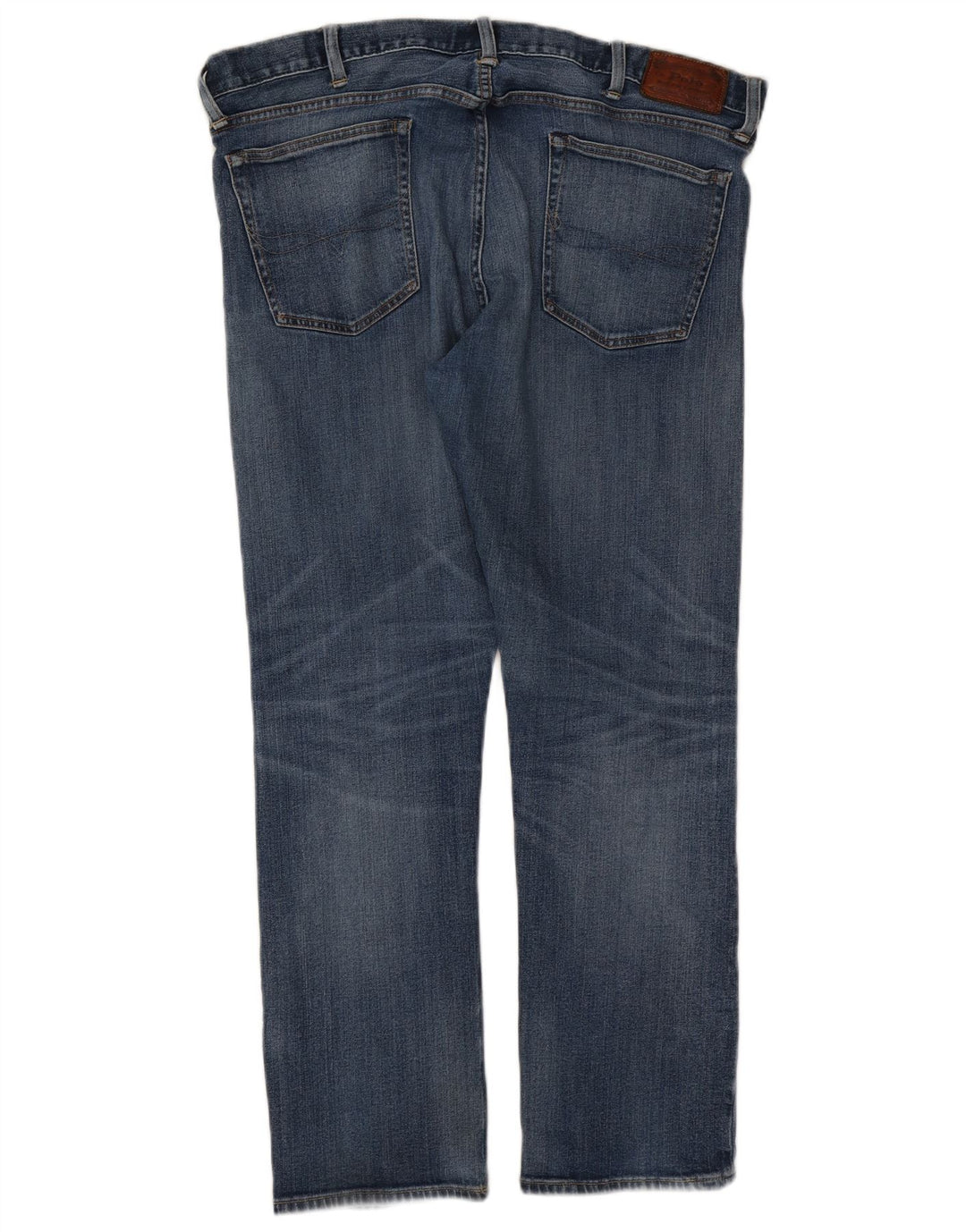 Polo Ralph Lauren Herren Straight Jeans W38 L30 Blaue Baumwolle