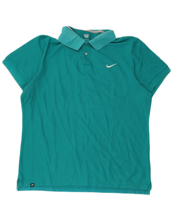 Nike Damen Poloshirt UK 18 XL Türkis