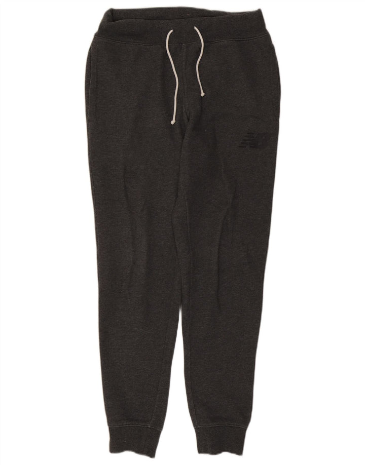 New Balance Herren-Trainingshose, Jogginghose, mittelgraue Baumwolle