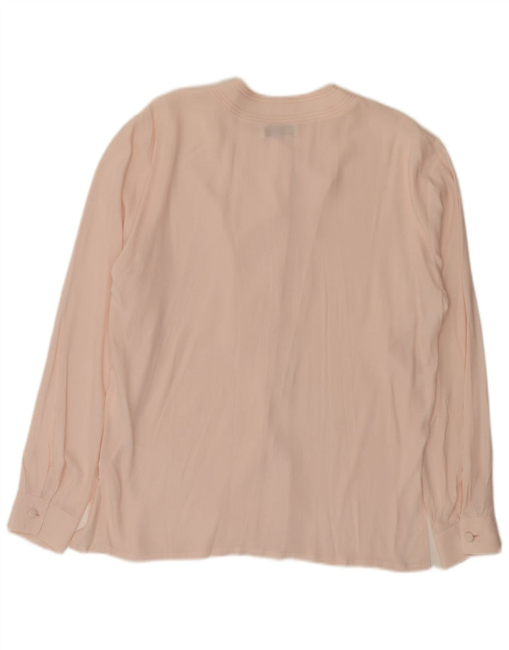 Vintage Damen Hemdbluse IT 42 Mittelrosa Acetat