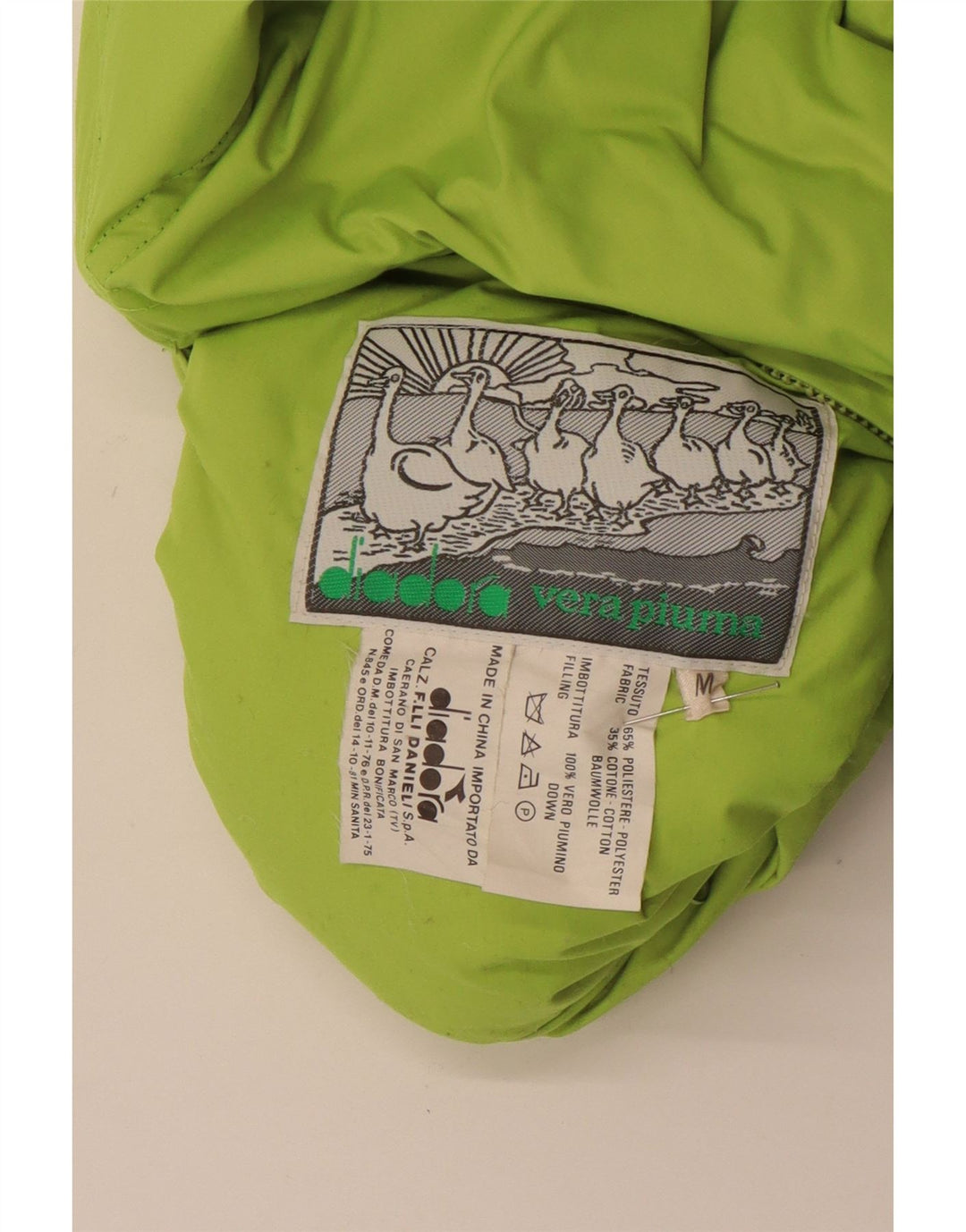 DIADORA Herren Loose Fit Reversible Wattierte Weste UK 38 Mittelgrün