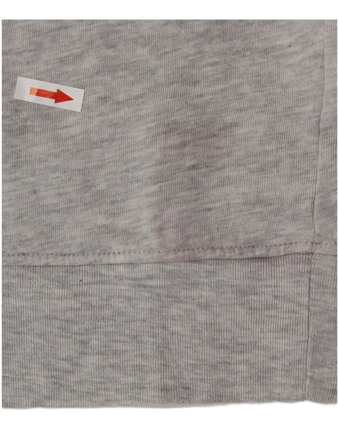 Marks & Spencer Damen Kapuzenpullover UK 12 Mittelgrau gefleckte Baumwolle