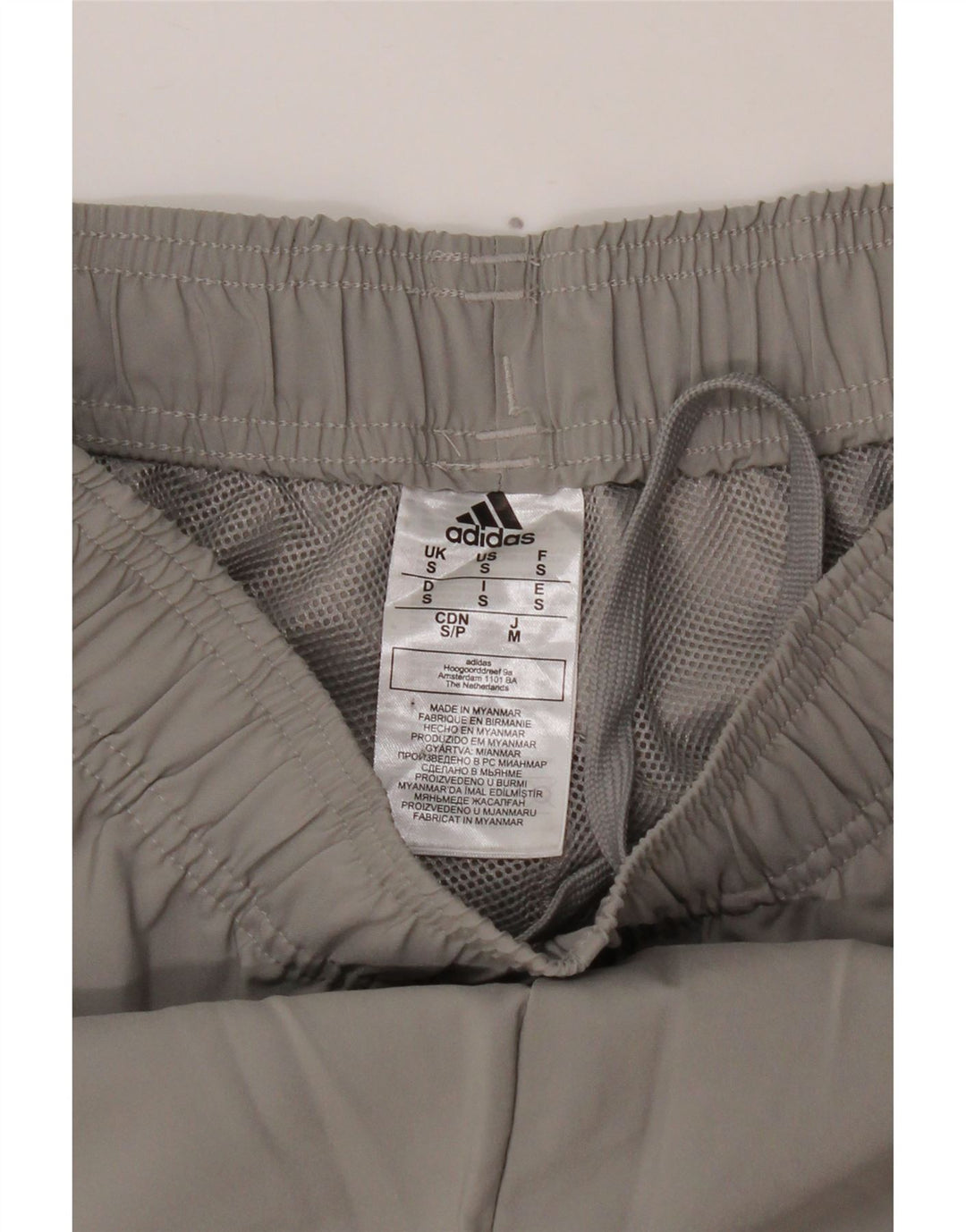 Adidas Herren Sport Shorts Small Grau Polyester