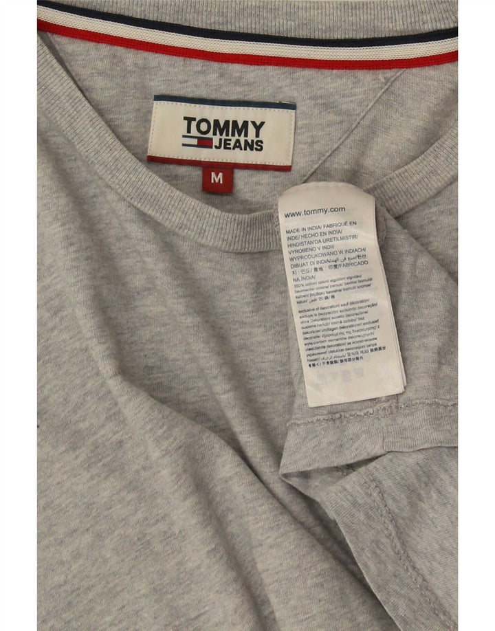 Tommy Hilfiger Herren T-Shirt Top mittelgraue Baumwolle