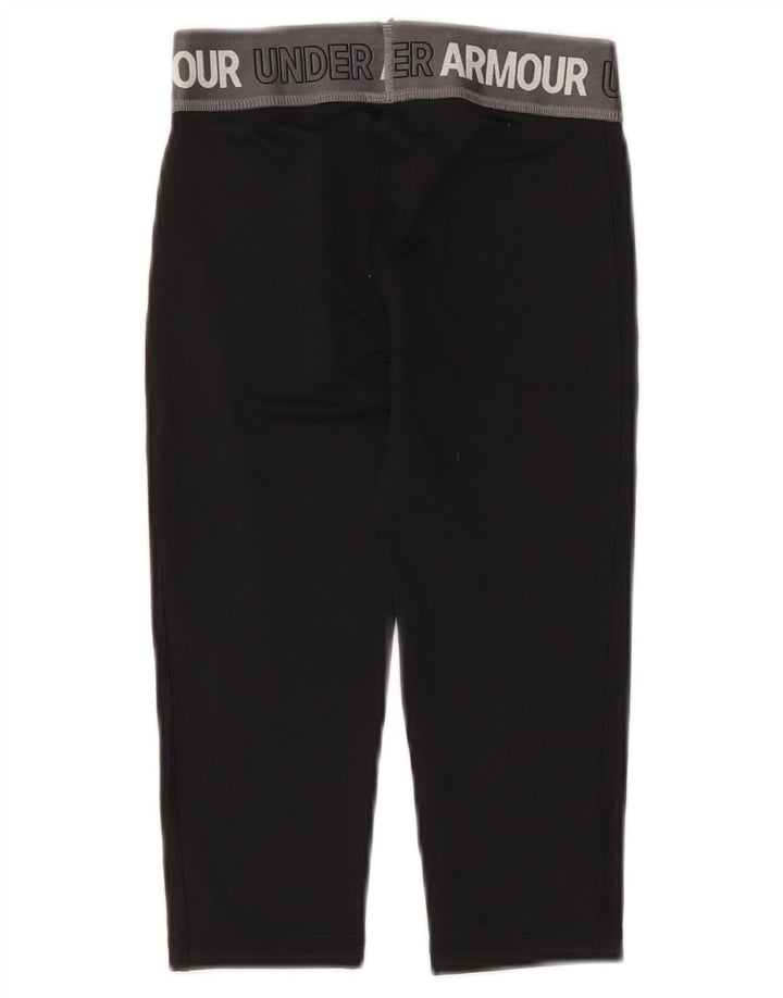 UNDER ARMOUR Mädchen-Leggings mit Grafik, 7–8 Jahre, Schwarz