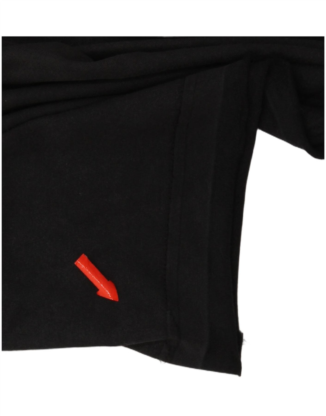 Fila Damen Grafik T-Shirt Top UK 16 Large Schwarz