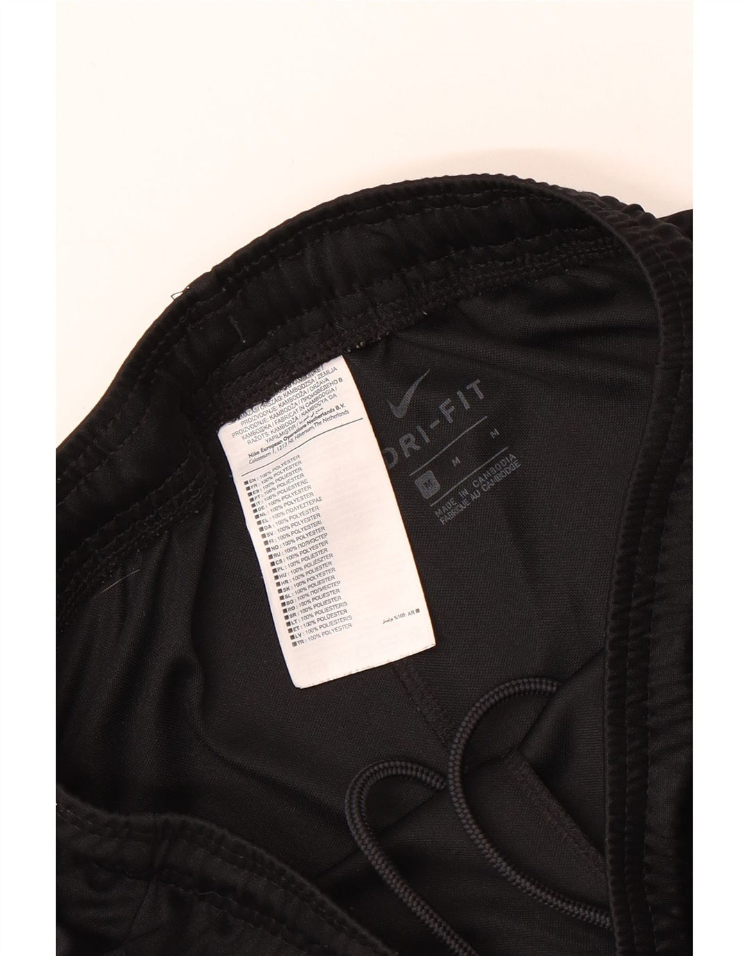 NIKE Herren Dri Fit Graphic Sport Shorts Mittelschwarzes Polyester