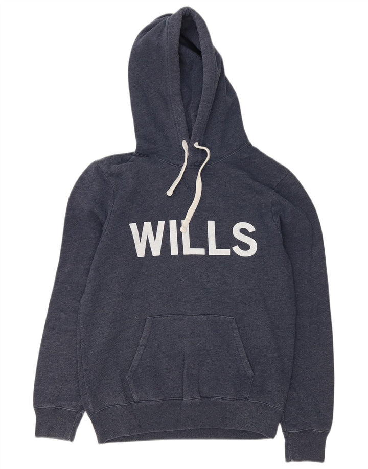 Jack Wills Herren-Kapuzenpullover mit Grafik, mittelgroß, marineblau, Baumwolle