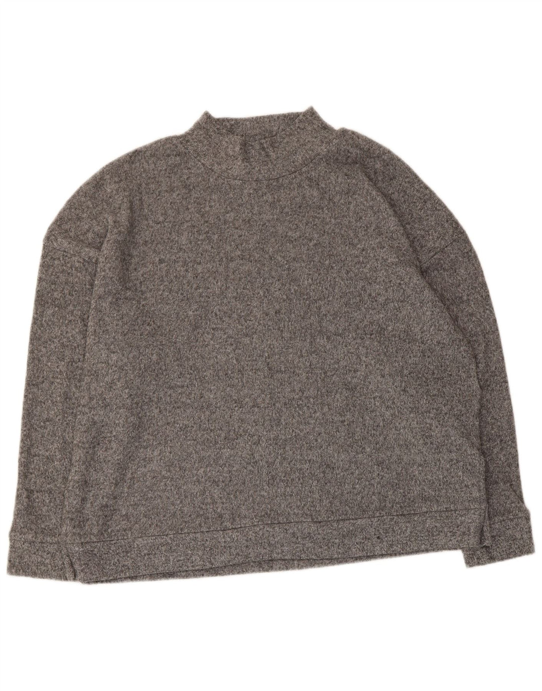 MARKS & SPENCER Rollkragenpullover für Damen, Gr. 40, Größe L, Grau gefleckt