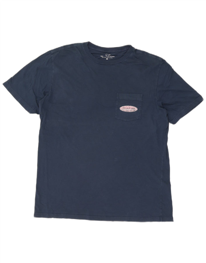 Vineyard Vines Herren-T-Shirt mit Grafik, mittlere Marineblau-Baumwolle