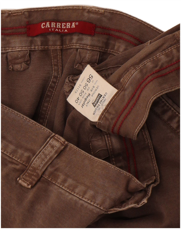 Carrera Herren-Cargohose mit normaler Passform, B40 L30, braune Baumwolle